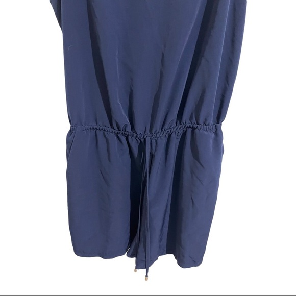 One clothing romper blue size large. Spaghetti straps. Pockets. Keyhole back - Picture 3 of 8